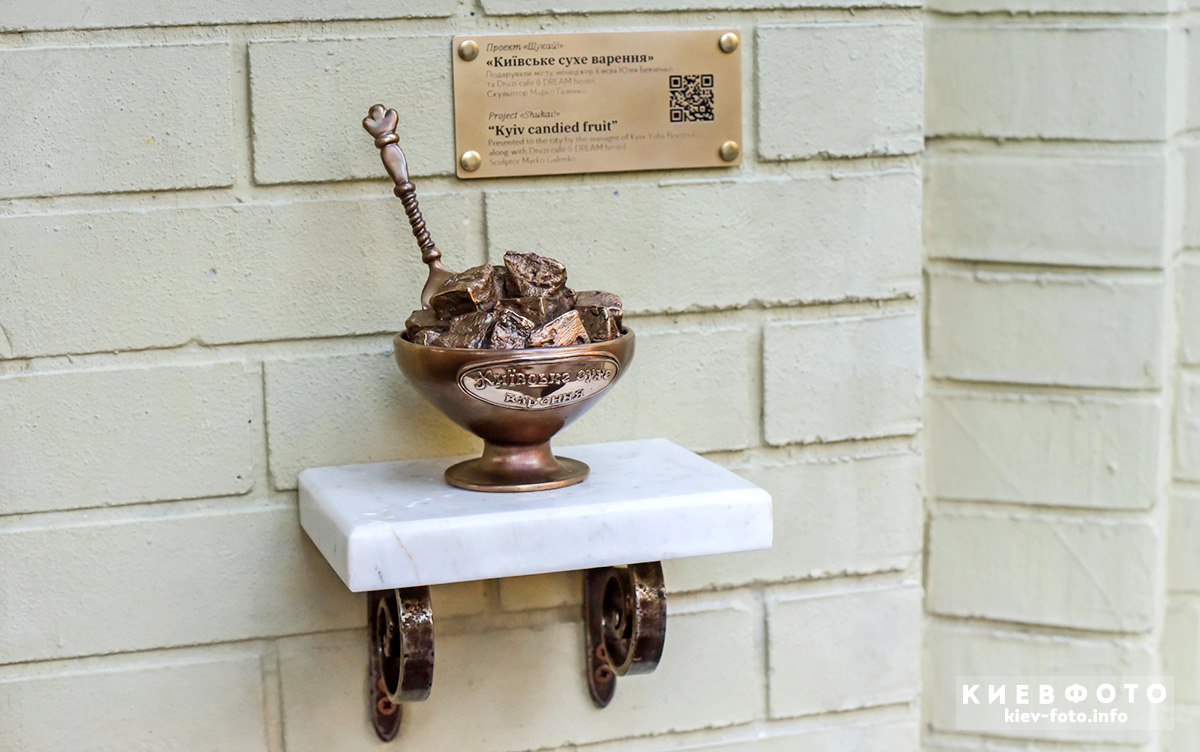 Бронзовая скульптура "Киевское сухое варенье" 